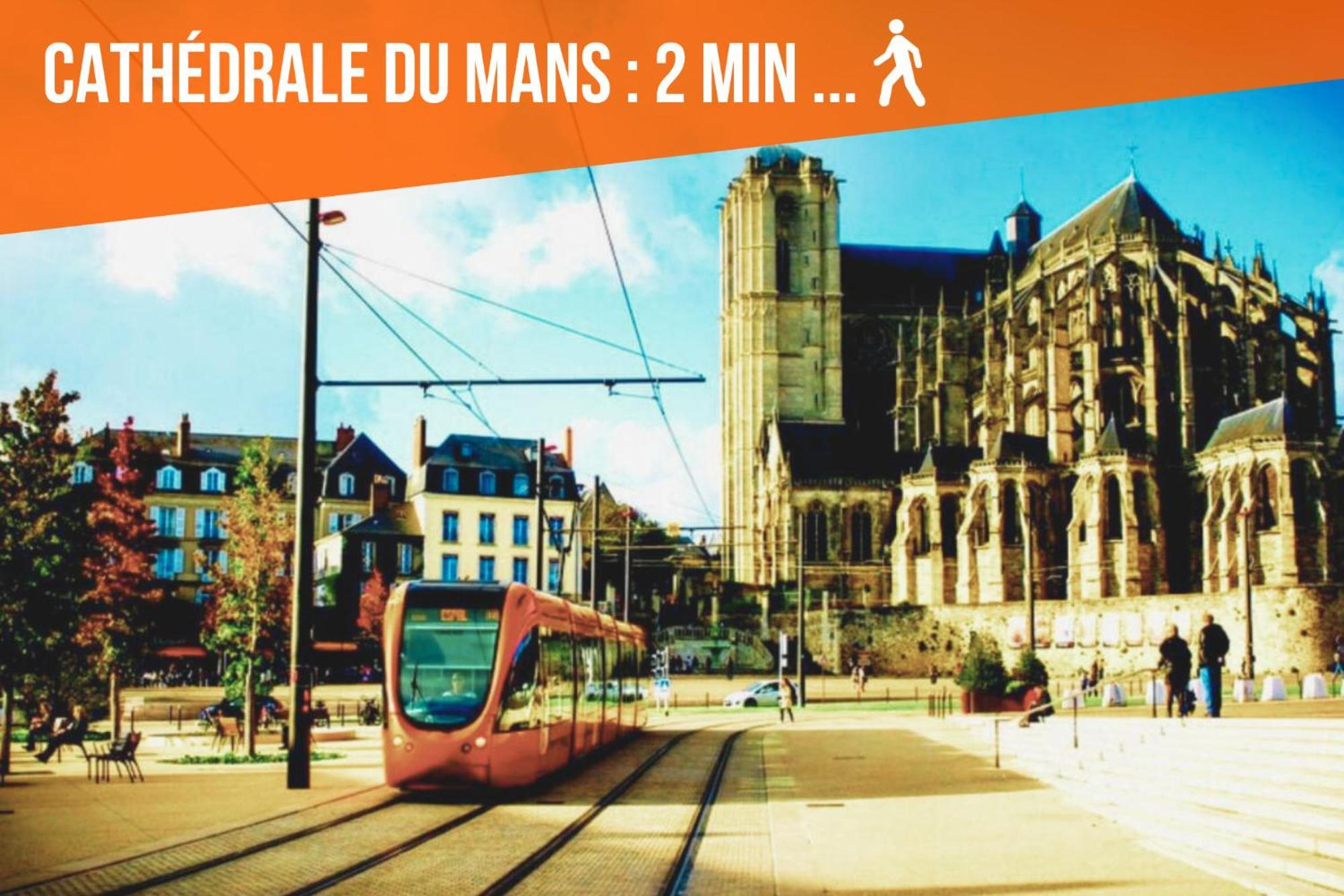 Le Mans City Sweet & Home - Climatise - Netflix - Wifi Fibre - Parking - Proche Circuit Des 24H & Centre-Ville - Accordhebergementconciergerie Exterior photo